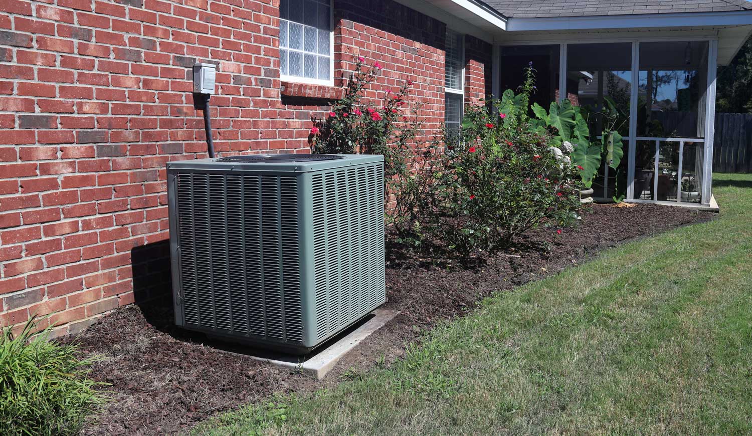 air conditioning systems outside a home